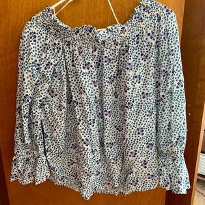 Ann Taylor Loft Off Shoulder Top XL